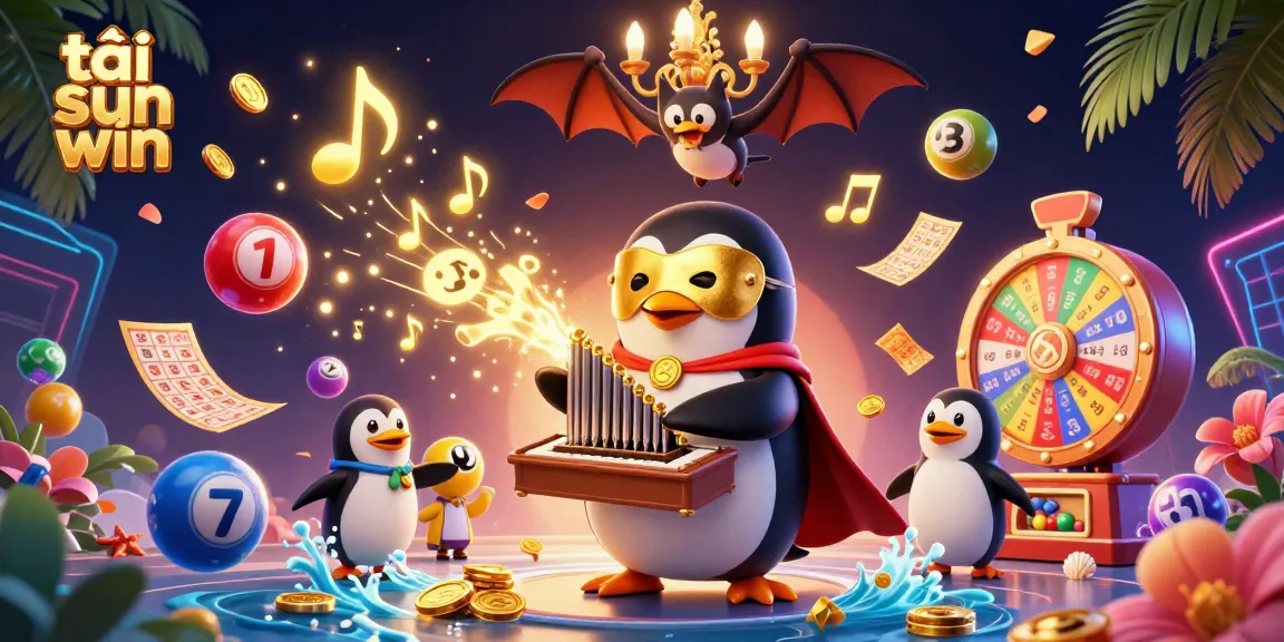 Experience the thrill of tải sun win as the phantom opera penguin plays for big wins with golden coins and vibrant prizes!