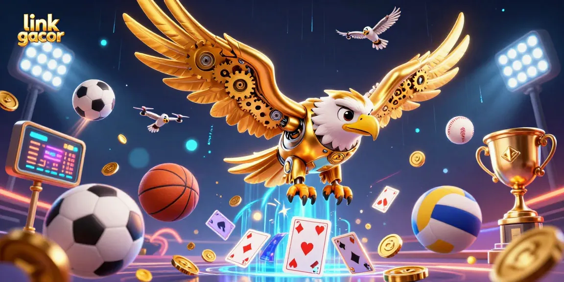 Experience excitement with link gacor, showcasing vibrant gaming elements and dynamic casino action.
