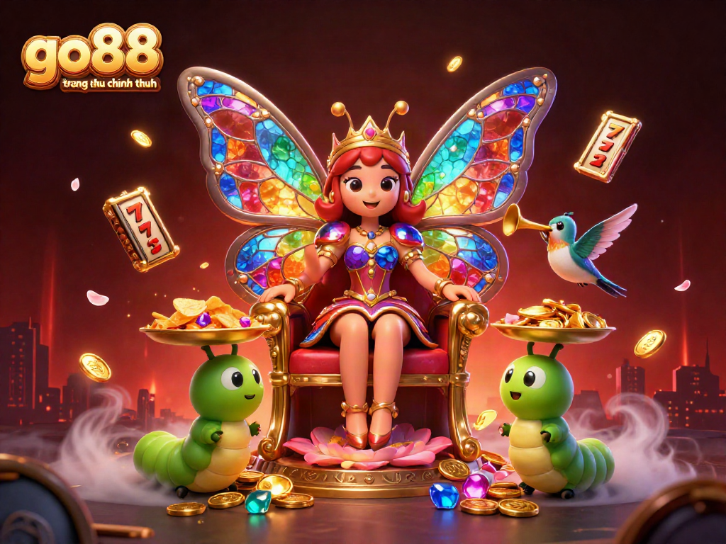Experience the magical world of go88 trang chu chinh thuc with vibrant casino elements and enchanting characters.