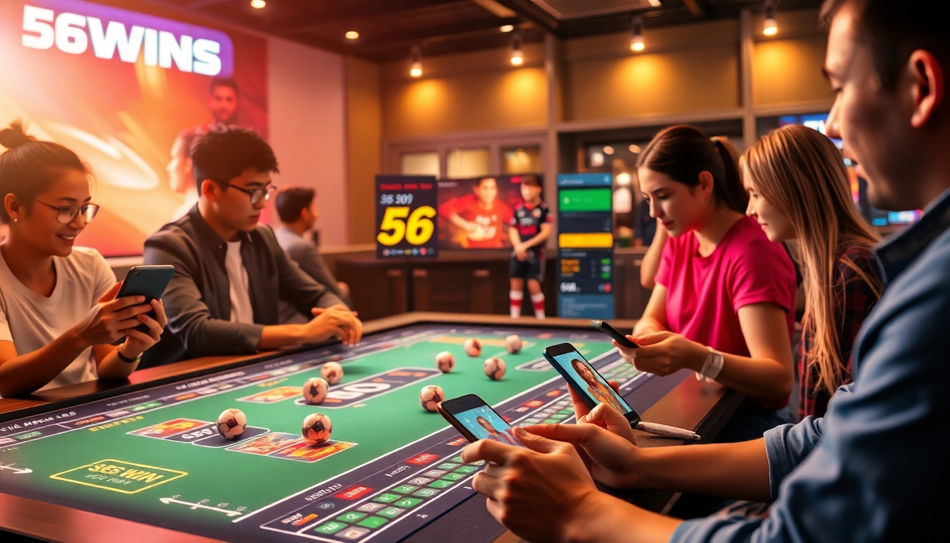 56WIN interactive online betting platform showcasing thrilling gameplay and user-friendly design.