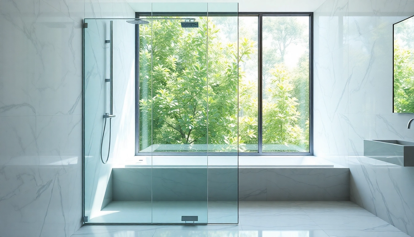 Enhance your bathroom with a stylish wet room shower screen featuring a sleek, modern design.