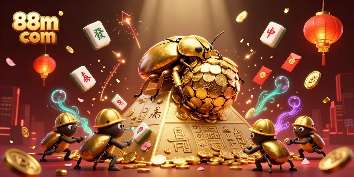 Engage in exciting games at 88m com with vibrant casino symbols and dynamic action scenes.
