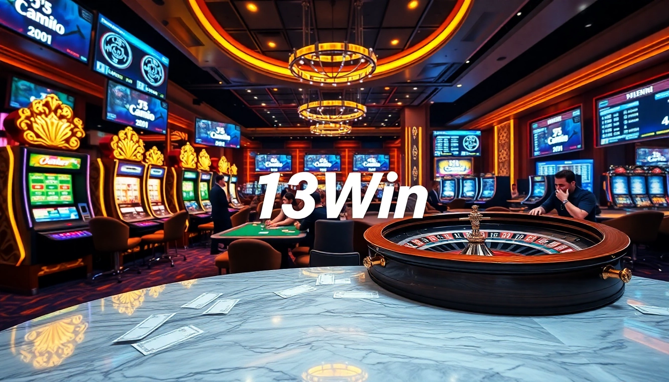 Experience the thrill of winning at 13Win's vibrant online casino.