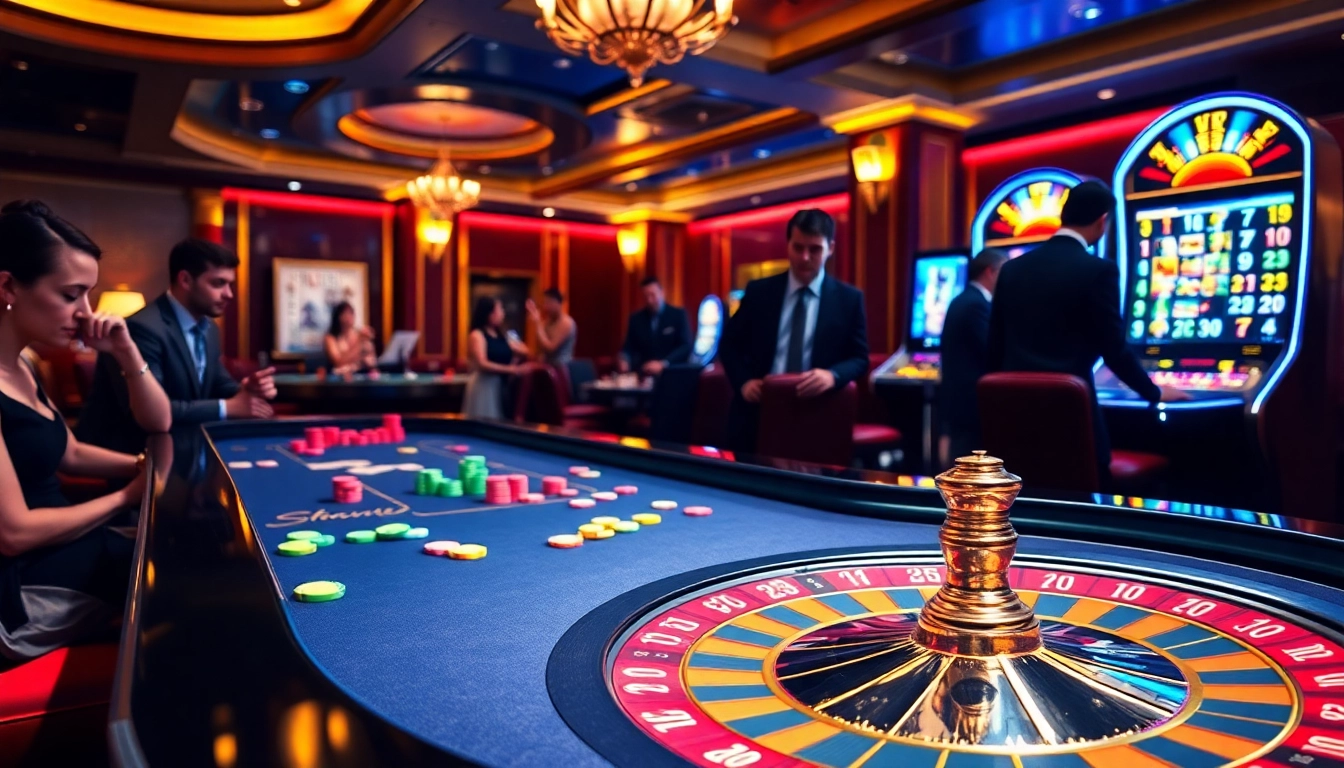 Experience thrilling gameplay at https://s801.online/ casino scene with intense casino action and vibrant gaming elements.