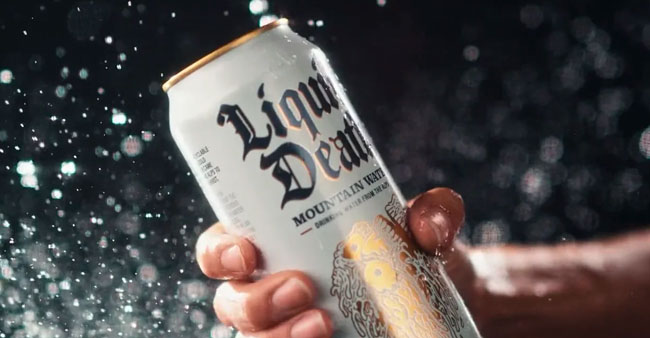 liquid death rest in peach