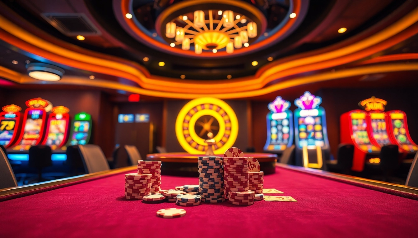 Engaging gambling scene featuring poker chips and cards from 123win pro casino experience.