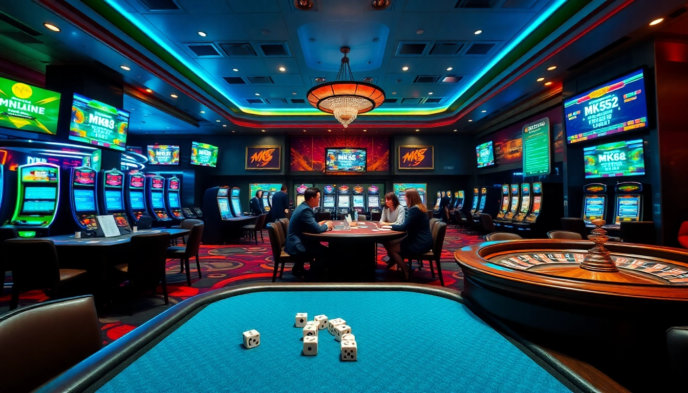 Players engaged in a spirited game showcasing the thrill of MK8 gambling experience.