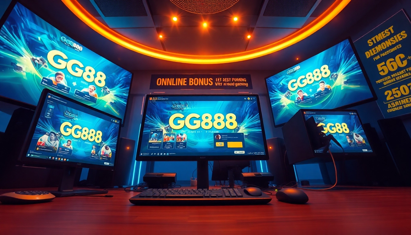 Experience the excitement of online gaming at gg88com with vibrant visuals and a dynamic interface.