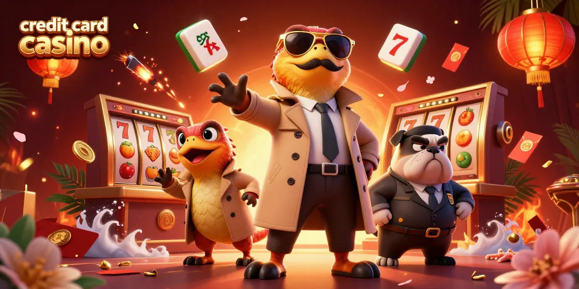 Experience the thrill of a credit card casino with raptors sneaking into VIP lounges!